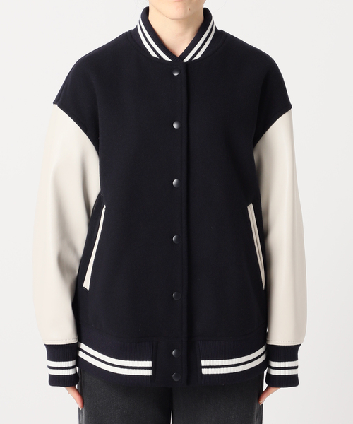 Spick & Span（スピックアンドスパン）の「≪WEB限定追加≫スタジアムジャンパー（スタジャン・レディース・ブラック・36/38）」の20枚目の写真