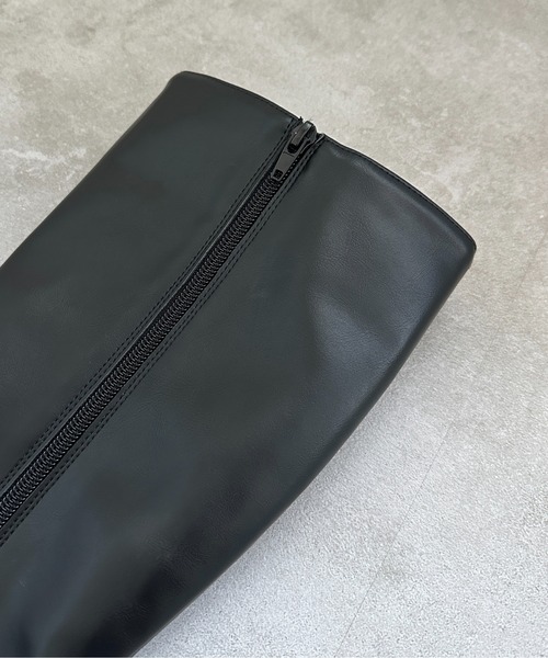 apres jour mignon（アプレジュールミニョン）の「厚底ロングブーツ【ZOZOTOWN限定アイテム】（ブーツ・レディース・ダークブラウン/ブラック・SMALL/LARGE/MEDIUM/X-LARGE）」の11枚目の写真