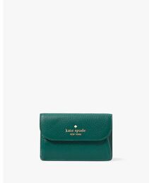 kate spade ダンプリングクロコ型押しフラップカードホルダー ケイト・スペード ダコタ クロコ エンボスド バイフォールド