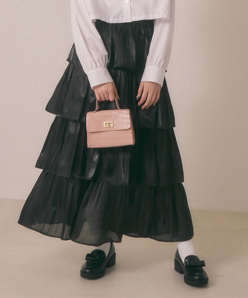 新品タグ付き⭐︎ジャックスケリントン⭐︎ティアードスカート Foxfire/別注 2WAY ベルト付き ティアードチェックスカート