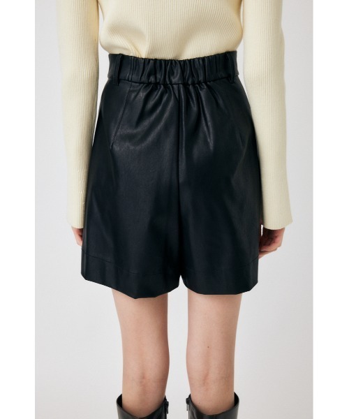 MOUSSY（マウジー）の「F/LEATHER HW HALF パンツ（その他パンツ・レディース・ブラック・2/1）」の7枚目の写真