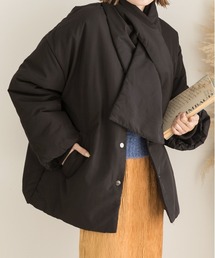 【新品・未使用・タグ付き】　ノーカラー　ダウン 中綿 Bouchon ヤマダヤ 新品未使用【ヤマダヤ Bouchon】ノーカラージャケット