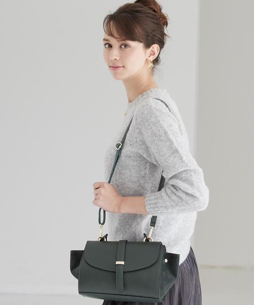 green label relaxing(グリーンレーベルリラクシング)の「MARCO BIANCHINI 2WAY ショルダーバッグ(ショルダーバッグ・レディース・ブラック/グレー/ケリー・フリー)」の3枚目の写真