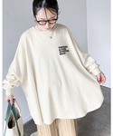 reca(レカ)の前後ロゴゆったりスウェット