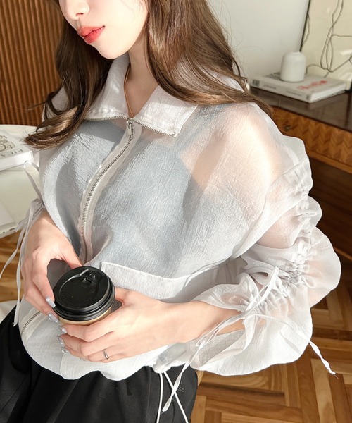 moment+（モーメントプラス）の「ドロストスリーブ2WAYカラー