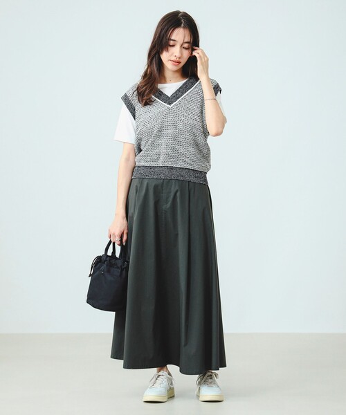 B:MING by BEAMS(ビーミングバイビームス)の「B:MING by BEAMS / MIX ニットベスト(ベスト・レディース・ブラック/ブルー/グリーン・ONE SIZE)」の4枚目の写真