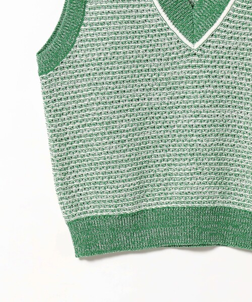 B:MING by BEAMS(ビーミングバイビームス)の「B:MING by BEAMS / MIX ニットベスト(ベスト・レディース・ブラック/ブルー/グリーン・ONE SIZE)」の10枚目の写真