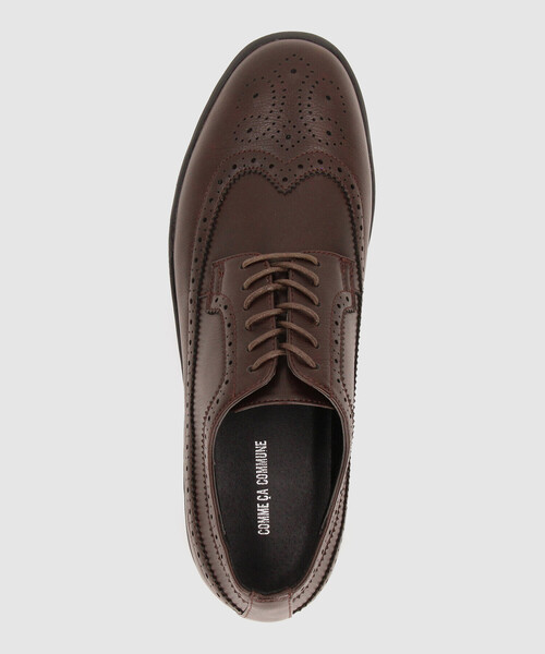 COMME　CA COMMUNE（コムサコミューン）の「ライトウェイト ウィングチップシューズ（ドレスシューズ・メンズ・チャコール/ブラック/ダークブラウン・27.0cm/26.0cm/25.0cm）」の5枚目の写真