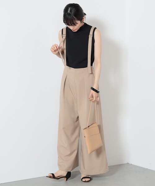 BEAMS HEART / サスペンダー付き ワイドパンツ（スラックス）｜BEAMS HEART（ビームスハート）