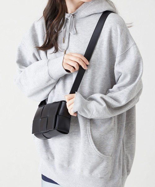 ORiental TRaffic（オリエンタルトラフィック）の「編み込みショルダーバッグ BA-213（ショルダーバッグ・レディース・グリーン/ブラック/アイボリー/ピンク・ﾌﾘ-）」の9枚目の写真