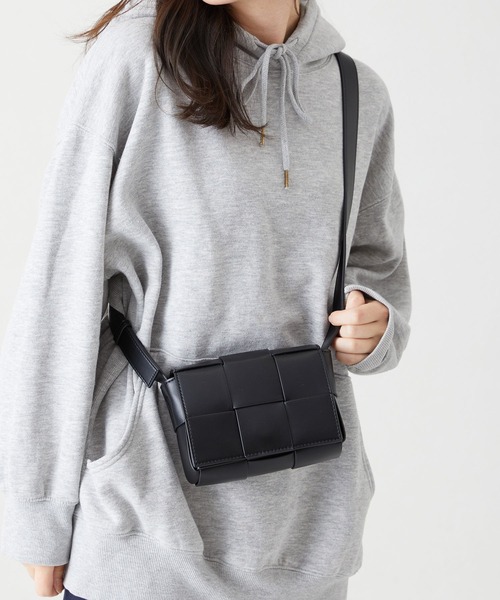 セール】編み込みショルダーバッグ BA-213（ショルダーバッグ