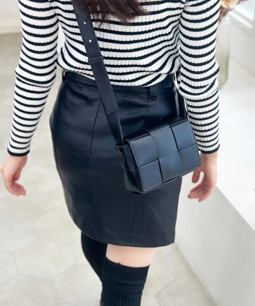 セール】編み込みショルダーバッグ BA-213（ショルダーバッグ