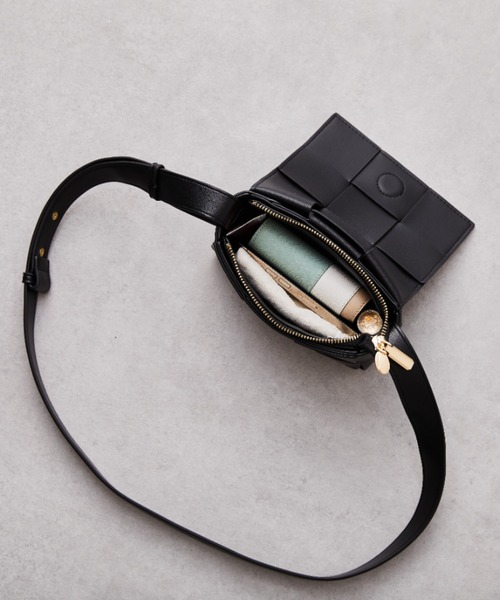 ORiental TRaffic（オリエンタルトラフィック）の「編み込みショルダーバッグ BA-213（ショルダーバッグ・レディース・グリーン/ブラック/アイボリー/ピンク・ﾌﾘ-）」の18枚目の写真