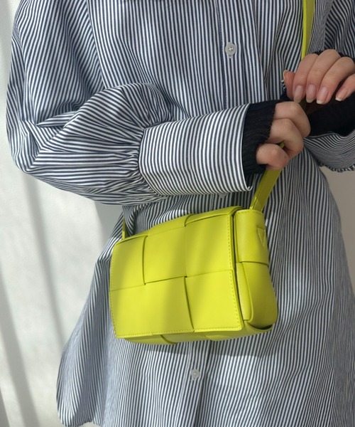 ORiental TRaffic（オリエンタルトラフィック）の「編み込みショルダーバッグ BA-213（ショルダーバッグ・レディース・グリーン/ブラック/アイボリー/ピンク・ﾌﾘ-）」の20枚目の写真