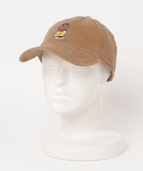 HLNA(エイチエルエヌエー)の「【Chi-bee】YES NO ネルソンコーデュロイCAP(キャップ・メンズ・バーガンディー/ブラウン/ブラック・ONE SIZE)」の6枚目の写真