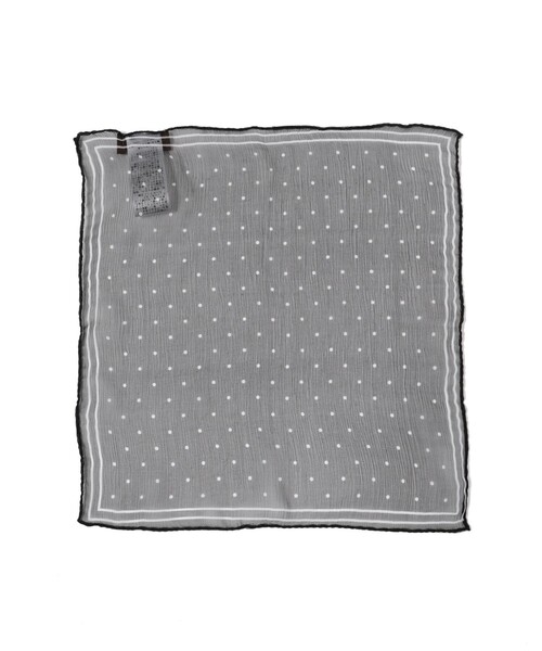 BEAMS F（ビームスエフ）の「REGAGLIA × BEAMS F / 別注 シルク ドット チーフ（ハンカチ/ハンドタオル・メンズ・オレンジ系その他6/イエロー/ネイビー/パープル/ブラック・ONE SIZE）」の6枚目の写真