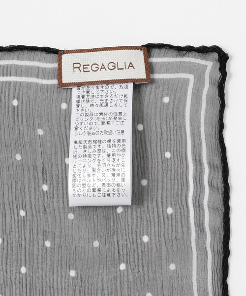 BEAMS F（ビームスエフ）の「REGAGLIA × BEAMS F / 別注 シルク ドット チーフ（ハンカチ/ハンドタオル・メンズ・オレンジ系その他6/イエロー/ネイビー/パープル/ブラック・ONE SIZE）」の8枚目の写真