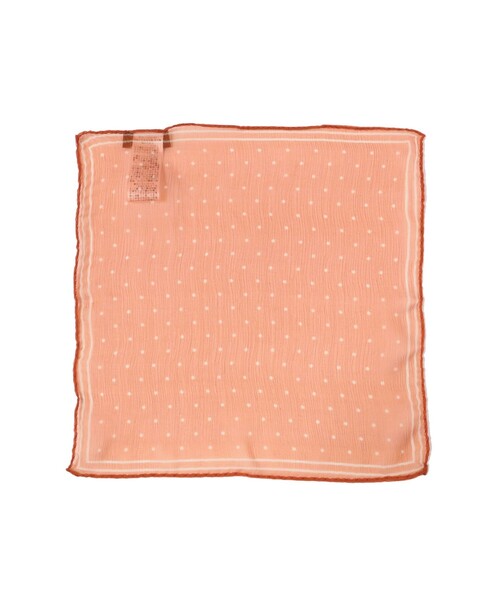 BEAMS F（ビームスエフ）の「REGAGLIA × BEAMS F / 別注 シルク ドット チーフ（ハンカチ/ハンドタオル・メンズ・オレンジ系その他6/イエロー/ネイビー/パープル/ブラック・ONE SIZE）」の9枚目の写真