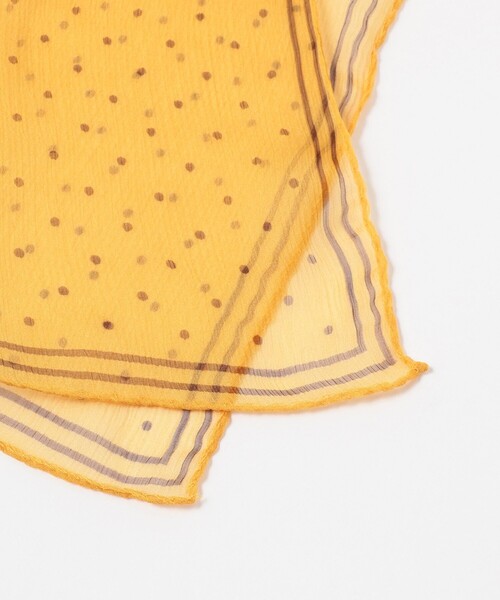 BEAMS F（ビームスエフ）の「REGAGLIA × BEAMS F / 別注 シルク ドット チーフ（ハンカチ/ハンドタオル・メンズ・オレンジ系その他6/イエロー/ネイビー/パープル/ブラック・ONE SIZE）」の13枚目の写真