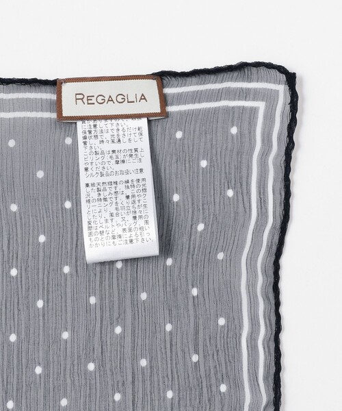 BEAMS F（ビームスエフ）の「REGAGLIA × BEAMS F / 別注 シルク ドット チーフ（ハンカチ/ハンドタオル・メンズ・オレンジ系その他6/イエロー/ネイビー/パープル/ブラック・ONE SIZE）」の17枚目の写真
