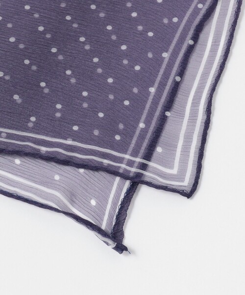 BEAMS F（ビームスエフ）の「REGAGLIA × BEAMS F / 別注 シルク ドット チーフ（ハンカチ/ハンドタオル・メンズ・オレンジ系その他6/イエロー/ネイビー/パープル/ブラック・ONE SIZE）」の19枚目の写真