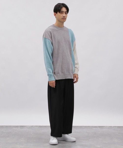 LAKOLE（ラコレ）の「TRワイドイージーパンツ / 992214（その他パンツ・メンズ・チャコールグレー/グリーン/ブラック・LARGE/SMALL/MEDIUM）」の4枚目の写真