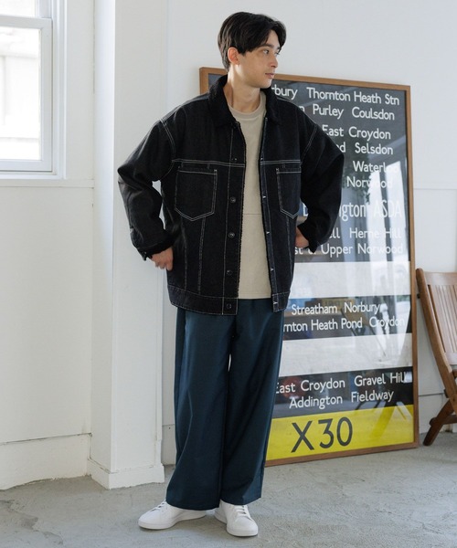 LAKOLE（ラコレ）の「TRワイドイージーパンツ / 992214（その他パンツ・メンズ・チャコールグレー/グリーン/ブラック・LARGE/SMALL/MEDIUM）」の20枚目の写真