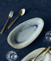 LAKOLE（ラコレ）の「溜まり釉薬オーバルプレート(L) / 991277（食器・メンズ）」