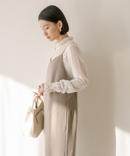 RIVE DROITE（リヴドロワ）の「レースカットソー（Tシャツ/カットソー・レディース・ブラック/オフホワイト・FREE）」の8枚目の写真