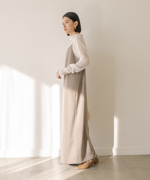 RIVE DROITE（リヴドロワ）の「レースカットソー（Tシャツ/カットソー・レディース・ブラック/オフホワイト・FREE）」の5枚目の写真