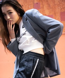 VIS | オーバーサイズシングルジャケット(テーラードジャケット)