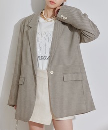 VIS | オーバーサイズシングルジャケット(テーラードジャケット)