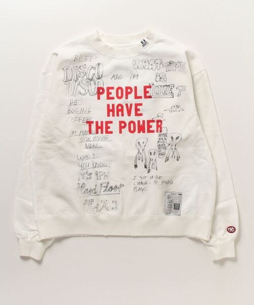 Maison MIHARA YASUHIRO DISTRESSED スウェット Maison MIHARA YASUHIRO（メゾンミハラヤスヒロ）の「Distressed