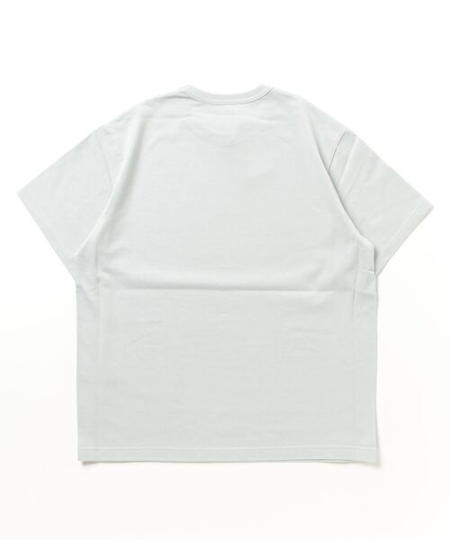 KHOKI(コッキ)の「【KHOKI / コッキ】Printed T-shirt(Tシャツ/カットソー・メンズ・ホワイト/ブルー・3/2)」の3枚目の写真