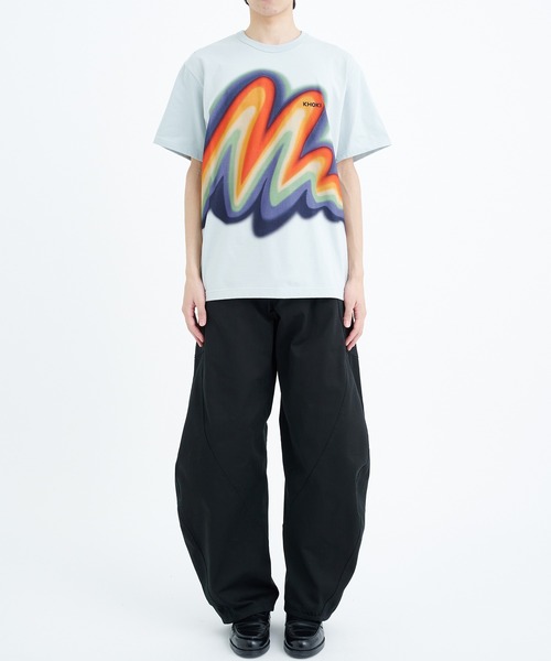 KHOKI(コッキ)の「【KHOKI / コッキ】Printed T-shirt(Tシャツ/カットソー・メンズ・ホワイト/ブルー・3/2)」の15枚目の写真