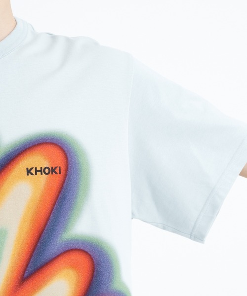 KHOKI(コッキ)の「【KHOKI / コッキ】Printed T-shirt(Tシャツ/カットソー・メンズ・ホワイト/ブルー・3/2)」の20枚目の写真