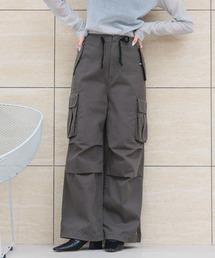 ハイウエスト/ミリタリールーズカーゴパンツ