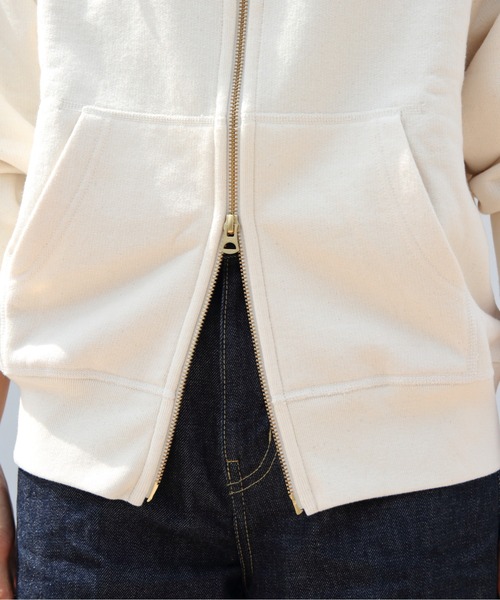 ORCIVAL（オーシバル）の「ORCIVAL/オーシバル　フレンチテリー　ジップフーディ　FRENCH TERRY ZIP HOODIE　OR-C0153（パーカー・レディース・ナチュラル/ヘザーグレー・2）」の11枚目の写真