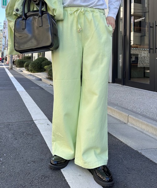 GEVACO（ゲバコ）の「【UNISEX】【GEVACO / ゲバコ】10ozワイドデニムイージーパンツ(セットアップ対応)（デニムパンツ・メンズ・ライム/ブラック/サックスブルー/ネイビー・SMALL/MEDIUM/LARGE）」の21枚目の写真