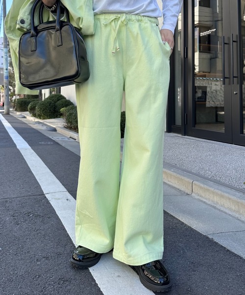 GEVACO（ゲバコ）の「【UNISEX】【GEVACO / ゲバコ】10ozワイドデニムイージーパンツ(セットアップ対応)（デニムパンツ・メンズ・ライム/ブラック/サックスブルー/ネイビー・SMALL/MEDIUM/LARGE）」の20枚目の写真