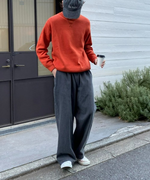 GEVACO（ゲバコ）の「【UNISEX】【GEVACO / ゲバコ】10ozワイドデニムイージーパンツ(セットアップ対応)（デニムパンツ・メンズ・ライム/ブラック/サックスブルー/ネイビー・SMALL/MEDIUM/LARGE）」の14枚目の写真