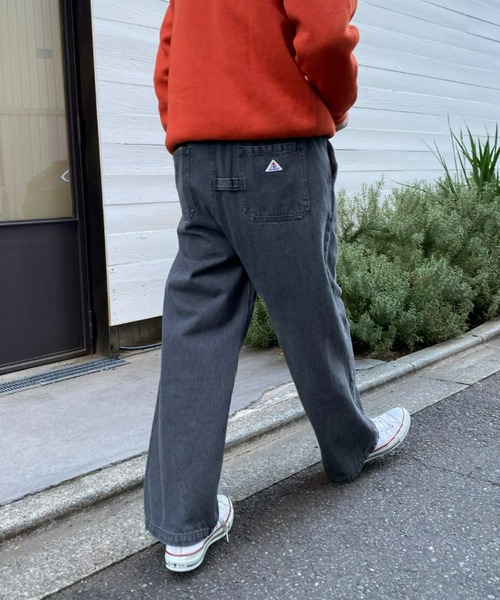 GEVACO（ゲバコ）の「【UNISEX】【GEVACO / ゲバコ】10ozワイドデニムイージーパンツ(セットアップ対応)（デニムパンツ・メンズ・ライム/ブラック/サックスブルー/ネイビー・SMALL/MEDIUM/LARGE）」の11枚目の写真