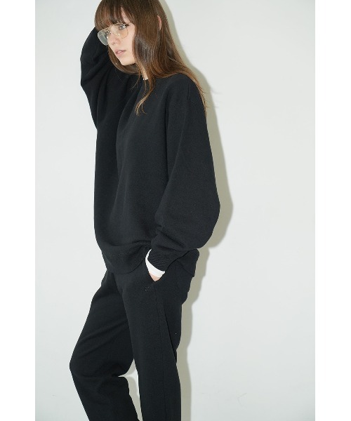 CLANE（クラネ）の「CLANE/クラネ/C SWEAT TOPS（スウェット・レディース・ブラック/ベージュ/ホワイト・1）」の4枚目の写真