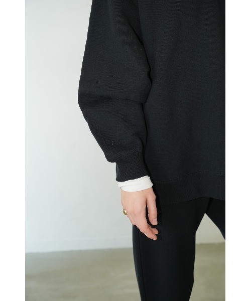 CLANE（クラネ）の「CLANE/クラネ/C SWEAT TOPS（スウェット・レディース・ブラック/ベージュ/ホワイト・1）」の8枚目の写真