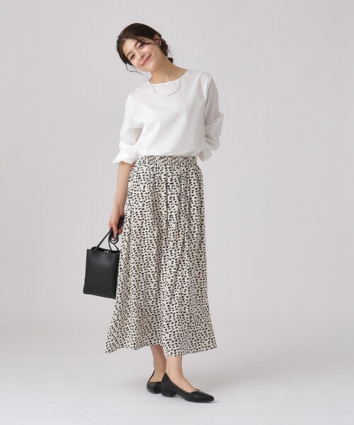 DRESKIP（ドレスキップ）の「◆【2点セット】ピンタックニットベスト＋ブラウス（その他トップス・レディース・ブラック/イエロー系その他/チャコールグレー/ベージュ・02/03/04）」の10枚目の写真