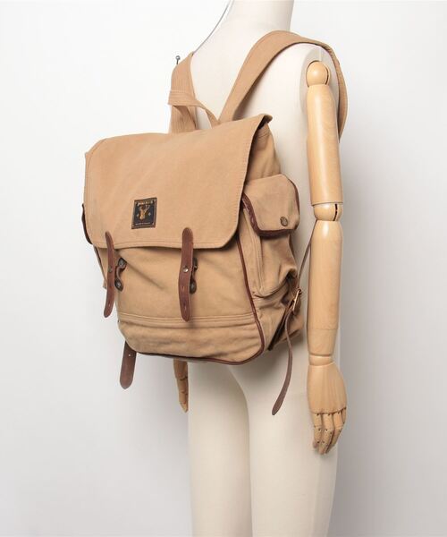レザートリム キャンバス バックパック（バックパック/リュック）｜RRL（ダブル アール エル）
