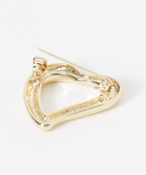 SMELLY（スメリー）の「メタルハートブローチ（ブローチ/コサージュ・レディース・ゴールド・-）」の4枚目の写真