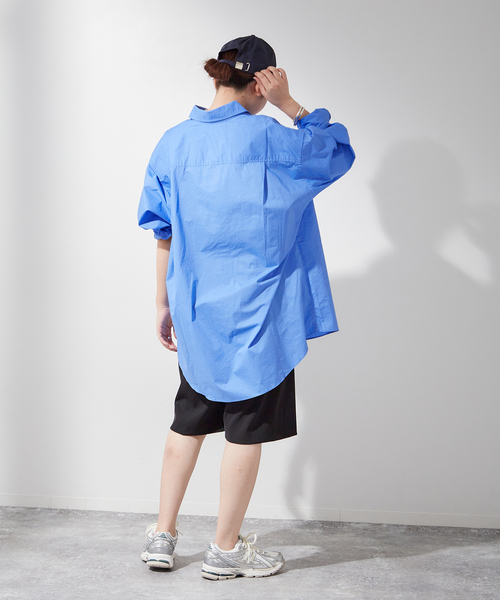 Oriens JOURNAL STANDARD(オリエンス ジャーナルスタンダード)の「ビッグ シャツ(シャツ/ブラウス・レディース・チャコールグレー/ブラック/ホワイト/ピンク/ブルー系その他・FREE)」の22枚目の写真
