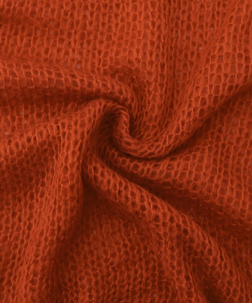 mimi toujours（ミミトゥジュール）の「モヘアタッチ シアー ニット プルオーバー mimi toujours×itsPeachi（ニット/セーター・レディース・カーキ/レッド/ブラック・フリー）」の14枚目の写真