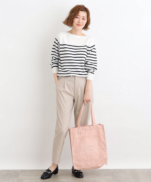 grove(グローブ)の「◆【大人の推し活】機能A4キャンバスロゴトート(トートバッグ・レディース・アイボリー系4/サックスブルー/ブラック/ベージュ/パープル/ピンク系1/ライトグリーン系・00)」の21枚目の写真